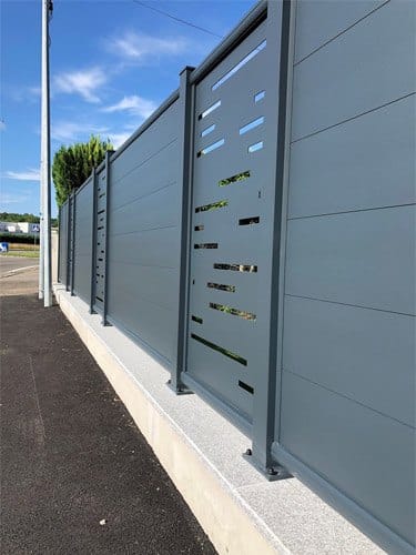 PEA Cloture Zillisheim 22 Clôture en aluminium à Zillisheim